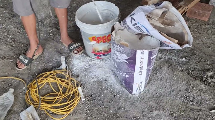 Hướng dẫn sử dụng bột trét tường