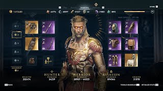 Assassin's Creed Odyssey God Mode Assassin Build when using negative build 4k