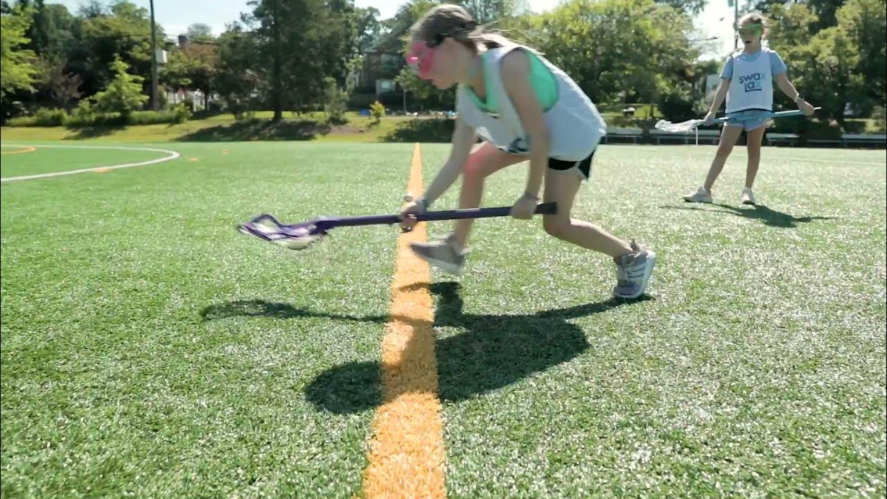Scooping Practice using Swax Lax Lacrosse Training Balls YouTube