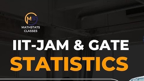 L12 GATE Statistics 2020 Doubts (P1) | Mathstats @8810409392 Mathstats@8810409392
