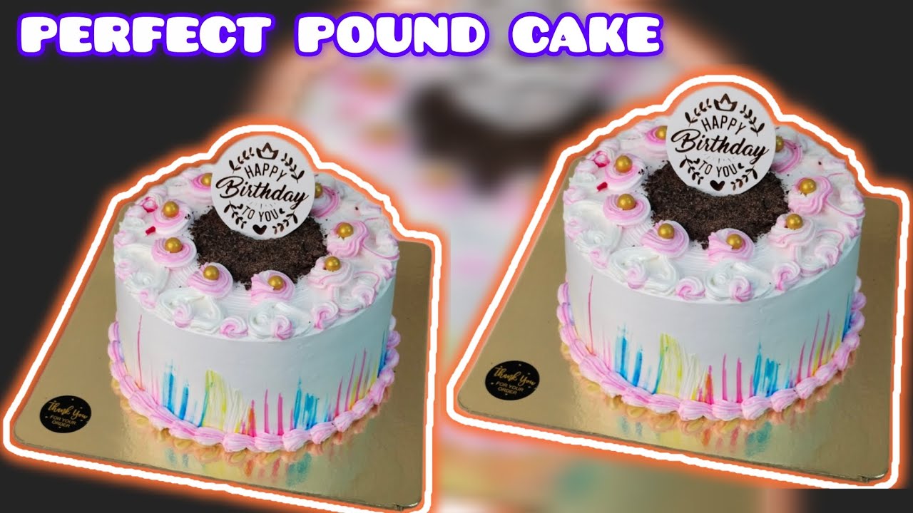 Bakery Style 1 Pound Cake | Super Soft & Spongy Cake Recipe | Full Cake 🎂