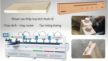 MÁY KHOAN ỐC CAM CNC-2500B2Z | Trục Z làm mộng âm, mộng dương, khoan đa điểm