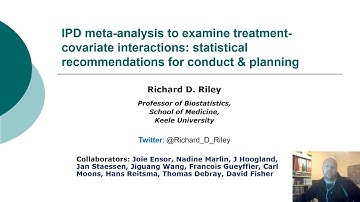 Individual participant data (IPD) meta-analysis to examine treatment-covariate interactions