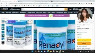 ASIN Review: Kibow Renadyl All Natural Probiotic Best Kidney Supplement 3 Bottles - Amazon FBA