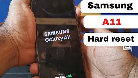 Samsung Galaxy A11 Hard Reset /   Factory Reset / Pattern Unlock Without PC |
