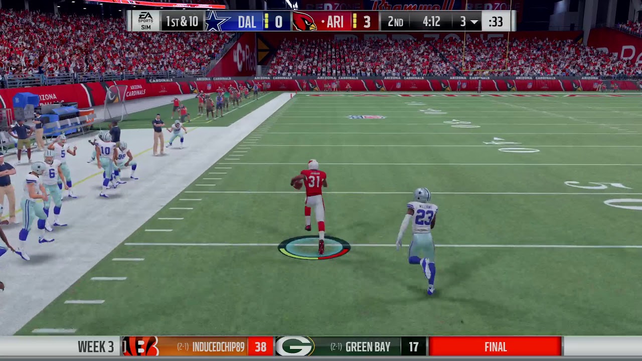 David Johnson 97 yard TD