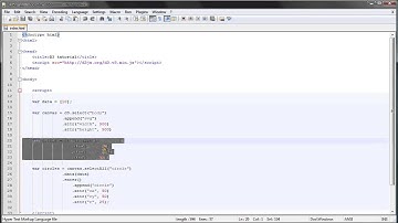 TUTORIAL D3.JAVASCRIPT Lesson 7 / Enter, Update, Exit