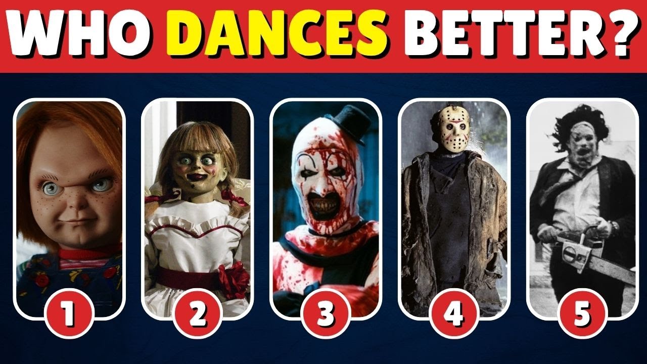 Угадайте, какой персонаж из фильма ужасов танцует 😱🔪