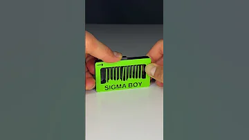 3D Printed Sigma Boy Song Musical Fidget 