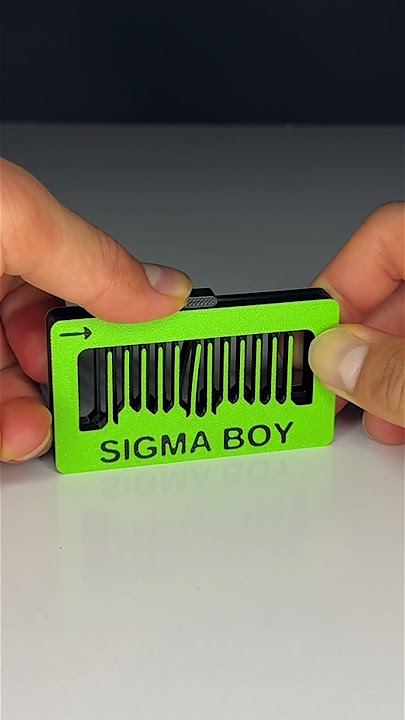 3D Printed Sigma Boy Song Musical Fidget