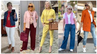 Natural Older Women OVER 50 60 70 | Summer Fashion 2025 For Women #womenoutfitsideas