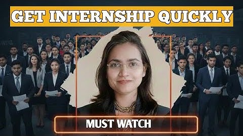 How Freshers Can Get Internship Quickly in 2026 🚀 | Kasturi Patil | Career Guidance