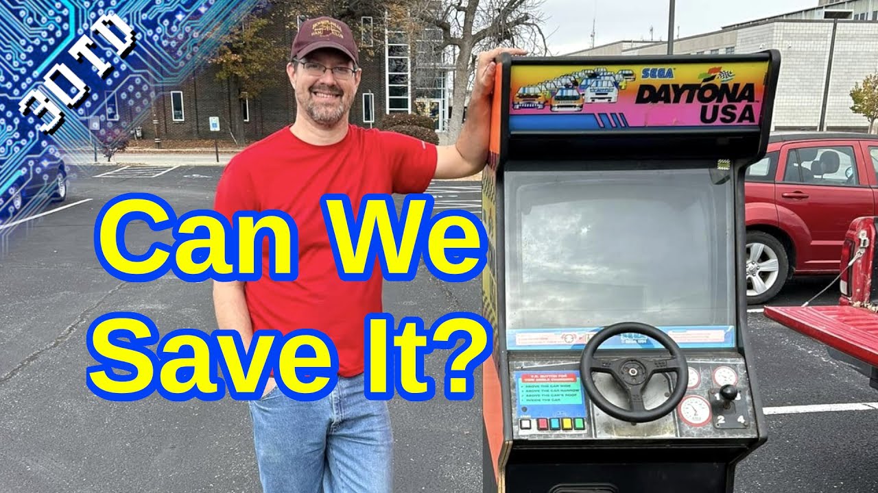 A Dead Daytona USA Arcade Upright!? Let's Revive It!