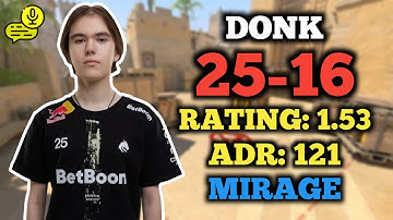 DONK (25-16) FACEIT RANKED (MIRAGE) VOICE COMMS