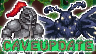 This is what Terraria would look like with a CAVE UPDATE