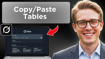 How to Copy and Paste Tables from Grok AI to Microsoft Word Without Losing Format!