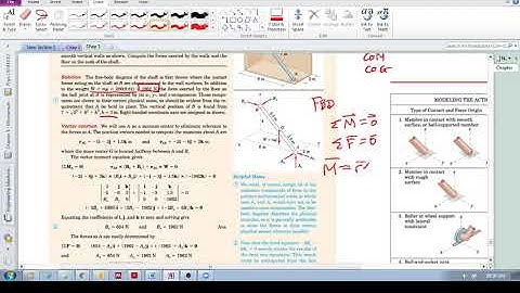 Chap 3.4 - Equilibrium conditions (three dimensions) (e):  Sample problem 3/5