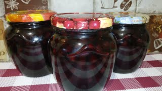 Варенье ВИШНЕВОЕ с косточками. Вкусное и ароматное.