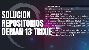 Solucion Repositorios Debian 13 TRIXIE