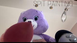 ASMR SPIT PAINTING *mouth sounds*