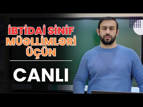 İbtidai sinif müəllimləri üçün canlı - Azərbaycan dili - NV Akademiya