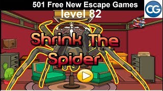 [Walkthrough] 501 Free New Escape Games level 82 - Shrink the spider - Complete Game screenshot 2