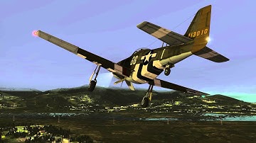 DCS P-51D Mustang - Take Off and Landing Practice