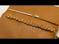 Leather Lacing, Amazing Technique to Braid Leather Pieces Together #leathercraft