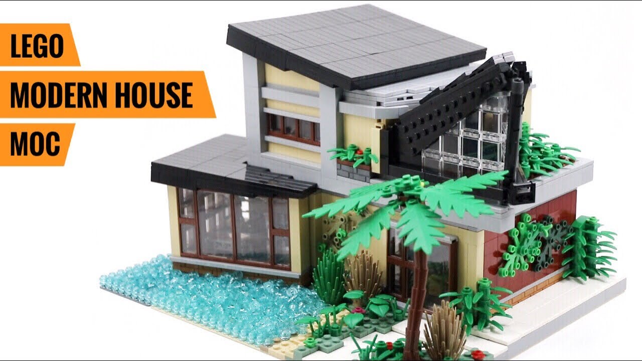 iLEGOi Tropical iModerni Mansion MOC Full Walk Through 