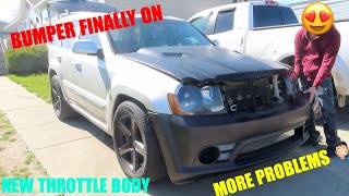JEEP SRT8 GETS A NEW THROTTLE BODY + BUMPER FINALLY CAME
