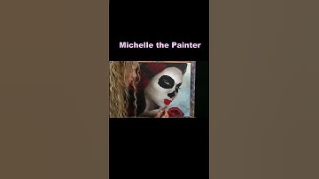 "DIA DE LOS MUERTOS" #shorts  #painting #acrylic #easypainting #art #acrylicpaint #artist