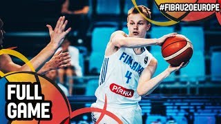 Finland v Belarus - Full Game - FIBA U20 European Championship 2017
