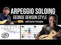 How to nail the jazzy notes by mixing 7th arpeggios in your solos guitar lesson w carter arrington