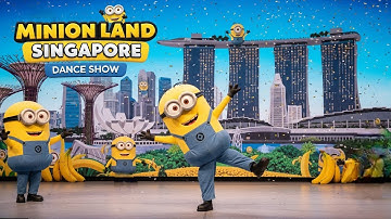 Minion Land Dance Show at Universal Studios Singapore - Full Performance of 2025
