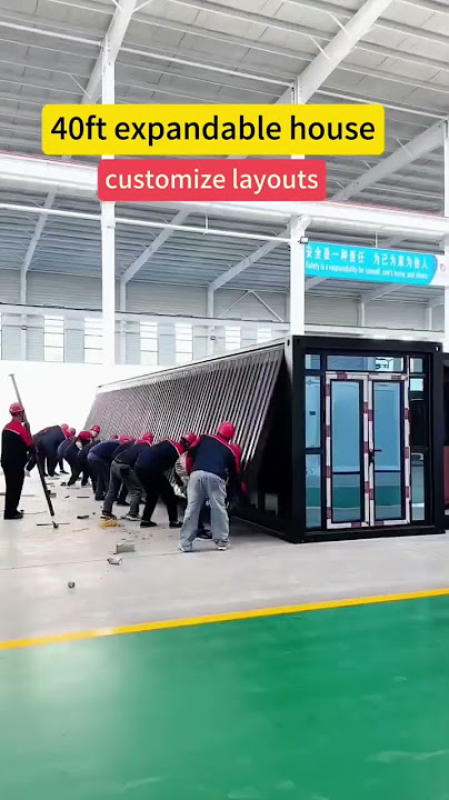 40FT Expandable container houses  #tinyhomes #tinyhousenation #containerhouse
