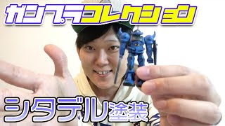 ガンプラコレクション！グフ ！シタデル塗料で！ぬるー！