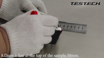 LOI Limited Oxygen Index Operation Video