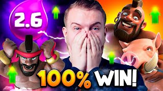 2.6 HOG CYCLE GOT BUFFED🤯 - Clash Royale