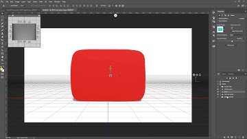 Photoshop 3D Tutorial Series | Part 3: Create 3D Element from 2D Shapes (4K)