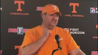 Tennessee HC Josh Heupel REACTS to Vols' Loss at Alabama: Talks Pick Six, Play Calling, & More