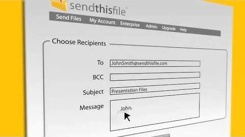 Intro to SendThisFile.com to Send Large Files