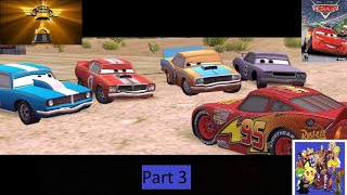 Cars The Video Game Part 3 Let's win that Piston Cup.