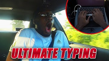 Typing 100 words per minute at 100 MPH