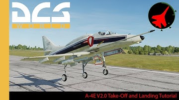 A-4E V2.0 Take Off and Landing Tutorial | DCS World | Digital Combat Simulator