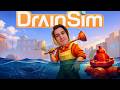 xQc Saves the Town from Flooding | DrainSim