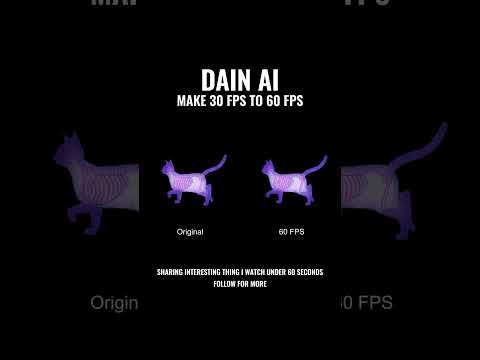 AI for Animation Industry: DAIN (Dept-Aware Video Frame Interpolation) #ai