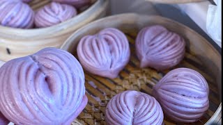 【CC】Purple sweet potato buns by Sesame Kitchen 402 views 1 year ago 5 minutes, 34 seconds