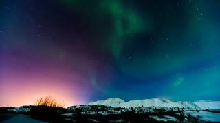 Северное сияние в Мурманске Aurora Borealis in Murmansk