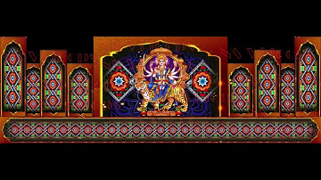 Led Screen Design 48 | Maa Durga Mapping Design | Led Wall Mapping Content | #ledwall #mapping #vj