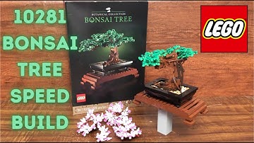 LEGO Icons 10281 Botanical Collection: Bonsai Tree Time-lapse Speed Build